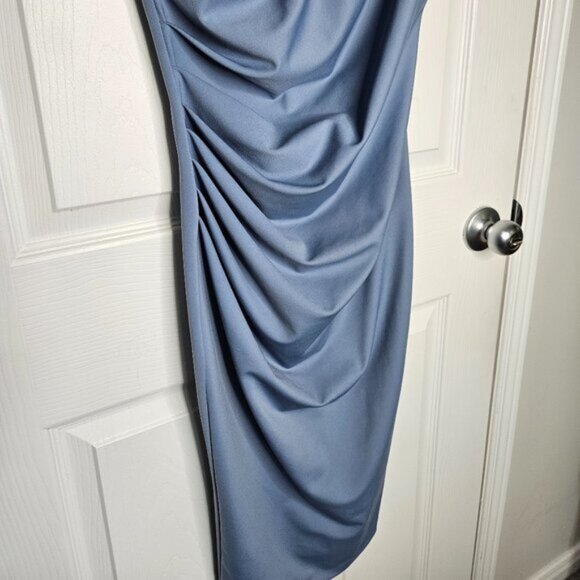 RINASCIMENTO Dress in blue grey color Size S Made in Italy - Picture 2 of 15